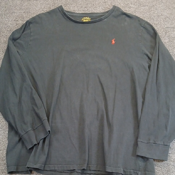 Ralph Lauren Other - Ralph Lauren Black Long Sleeve Tee with Red Pony Mens SZ XXL